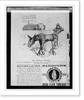 Copy photograph of cartoon Uncle Sam's Clover Farm protected"" Classic, Historic Reproduction