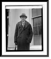 Historic Framed Print, Ambassador J. W. Riddle at W.H., 1/29/25,  17-7/8" x 21-7/8"