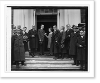 Historic Framed Print, Coolidge with Miss Vada Watson, the Kansas Wheat Girl,  17-7/8" x 21-7/8"