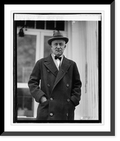 Historic Framed Print, Governor R.D. Carey of Wyoming at W.H., [1/29/25],  17-7/8" x 21-7/8"