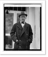 Historic Framed Print, Governor R.D. Carey of Wyoming at W.H., [1/29/25],  17-7/8" x 21-7/8"