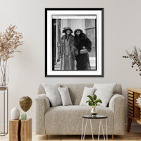 Miss Ruth Malcomson and Mother, Mrs. Augusta Malcomson, 1/30/25 Classic, Vintage Poster