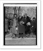 Mrs. Augusta Malcomson and daughter, Ruth with Senator Edge, 1/30/25, Antique Poster
