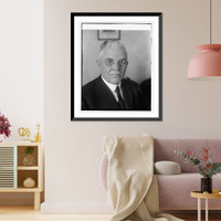 Senator-elect Chas. S. Dineen of Ill. at desk, 2/3/25, Vintage Wall Art