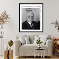 Senator-elect Chas. S. Dineen of Ill. at desk, 2/3/25, Vintage Wall Art