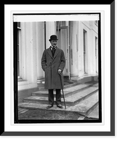 Historic Framed Print, Brig. Gen. E.L. Speare of Great Britain at White House, [2/6/25],  17-7/8" x 21-7/8"