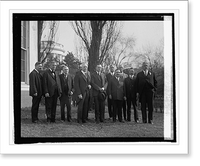 Historic Framed Print, Committee from Philidelphia invite Coolidge to attend Sesquicentennial, 2/14/25,  17-7/8" x 21-7/8"