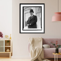 Historic Framed Print, Hannibal Price, Minister from Haiti, presents credentials, 2/10/25,  17-7/8" x 21-7/8"