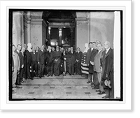 Unveiling of busts of Champ Clark and Rep. J.R. Mann at Captiol, 2/28/25, Vintage Poster