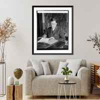 Historic Framed Print, C.P. Franciscus, United Nat'l Assn. of Post Off. clerks,  17-7/8" x 21-7/8"