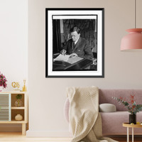 Historic Framed Print, C.P. Franciscus, United Nat'l Assn. of Post Off. clerks - 2,  17-7/8" x 21-7/8"