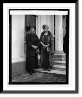 Historic Framed Print, Mrs. A.T. Hert of Ken. and Mrs. J. Hyde of Utah, 3/21/25,  17-7/8" x 21-7/8"