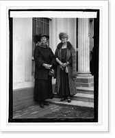 Historic Framed Print, Mrs. A.T. Hert of Ken. and Mrs. J. Hyde of Utah, 3/21/25,  17-7/8" x 21-7/8"