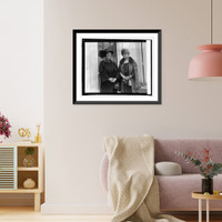Historic Framed Print, Mrs. A.T. Hert of Ken. and Mrs. J. Hyde of Utah, 3/21/25 - 2,  17-7/8" x 21-7/8"