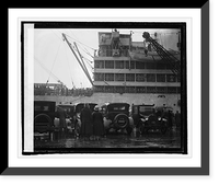 Antique Maritime - Battleships - U.S.S. Henderson at Quantico, 1925