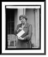 Miss Margaret Whittemore of Natl. Womens Party with Swanson check, 3/14/25, Vintage Wall Art