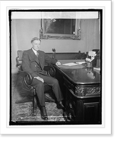 Historic Framed Print, Vice President Dawes in Capitol, 3/19/25,  17-7/8" x 21-7/8"