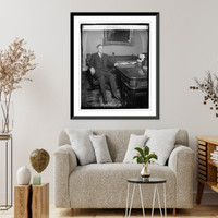 Historic Framed Print, Vice President Dawes in Capitol, [3/19/25],  17-7/8" x 21-7/8"