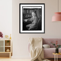 Historic Framed Print, Dr. H.W. Schoening of Ag. Dept., [3/20/25],  17-7/8" x 21-7/8"