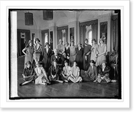 Washington Debs. rehearsing for comedy, 3/25/25, Antique Poster
