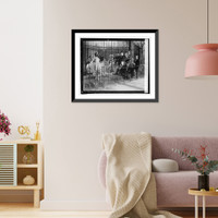 Historic Framed Print, Better Ole Club Orchestra at Zoo - 2,  17-7/8" x 21-7/8"
