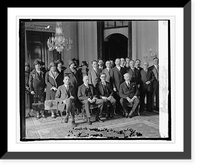 Sir Howard with Washington Zionists, 4/1/25, Antique Print