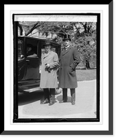 Gen. Herman Wrangel & A.P. Wallenberg at W.H., 4/22/25, Vintage Print