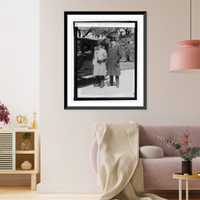 Gen. Herman Wrangel & A.P. Wallenberg at W.H., 4/22/25, Vintage Print