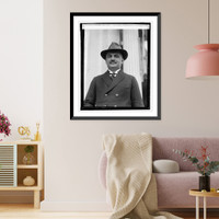 Historic Framed Print, Dr. Fred. Hagedon of Germany, 4/22/25,  17-7/8" x 21-7/8"