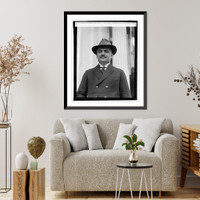 Historic Framed Print, Dr. Fred. Hagedon of Germany, 4/22/25,  17-7/8" x 21-7/8"