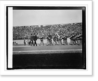 Historic Framed Print, Kellogg & Griffith lead the parade, 4/22/25,  17-7/8" x 21-7/8"