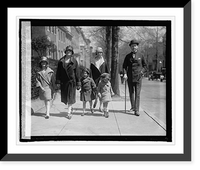 Historic Framed Print, E.L.G. Procknik and family Easter Sunday, 4/12/25,  17-7/8" x 21-7/8"