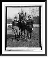 Historic Framed Print, Miss Louise Ireland & Miss Helen Marye, 4/18/25,  17-7/8" x 21-7/8"
