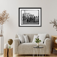 Historic Framed Print, D.A.R. officers at Mt. Vernon, 4/24/25,  17-7/8" x 21-7/8"