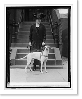 Miss Nancy Weeks with Mr Rowe, 4/10/25, Vintage Print