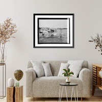 Lt. R.E. Byrd with rubber life boat, 4/27/25 - 2, Antique Wall Art