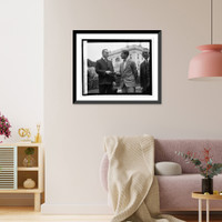 Historic Framed Print, Coolidge presents Bucky Harris with watch, 5/4/25,  17-7/8" x 21-7/8" Historic Framed Print, Coolidge presents Bucky Harris with watch, 5/4/25,  17-7/8" x 21-7/8"