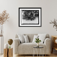 Historic Framed Print, Ford Motor Co. (Rockville school bus),  17-7/8" x 21-7/8"