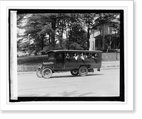 Historic Framed Print, Ford Motor Co. (Rockville school bus),  17-7/8" x 21-7/8"