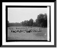 Historic Framed Print, Field day of junior high schools, 16th St. Reservoir, 5/9/25,  17-7/8" x 21-7/8"