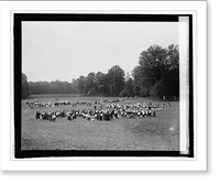 Historic Framed Print, Field day of junior high schools, 16th St. Reservoir, 5/9/25,  17-7/8" x 21-7/8"