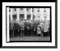 Historic Framed Print, Delegates to A.A.A. convention, 5/1/25,  17-7/8" x 21-7/8" Historic Framed Print, Delegates to A.A.A. convention, 5/1/25,  17-7/8" x 21-7/8"