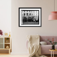 Historic Framed Print, Delegates to A.A.A. convention, 5/1/25,  17-7/8" x 21-7/8" Historic Framed Print, Delegates to A.A.A. convention, 5/1/25,  17-7/8" x 21-7/8"