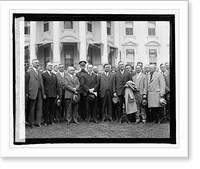 Historic Framed Print, Delegates to A.A.A. convention, 5/1/25,  17-7/8" x 21-7/8" Historic Framed Print, Delegates to A.A.A. convention, 5/1/25,  17-7/8" x 21-7/8"