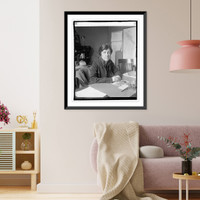 Historic Framed Print, Sadie Leigh Lewis, 5/4/25,  17-7/8" x 21-7/8"