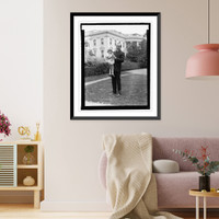 Historic Framed Print, Coolidge and Louise Sheaffer - 2,  17-7/8" x 21-7/8"