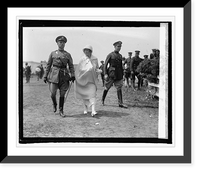 Historic Framed Print, Col. & Mrs. Wm. Mitchell at horse show, 5/20/25 - 3,  17-7/8" x 21-7/8"