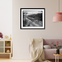 Historic Framed Print, Gen. Miles funeral, [5/19/25],  17-7/8" x 21-7/8"