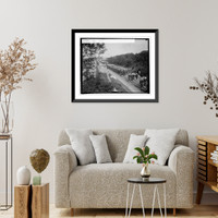 Historic Framed Print, Gen. Miles funeral, [5/19/25] - 2,  17-7/8" x 21-7/8"