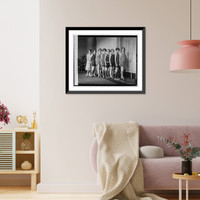 Historic Framed Print, Applicants to Paramount Motion Picture School, [5/25/25],  17-7/8" x 21-7/8"